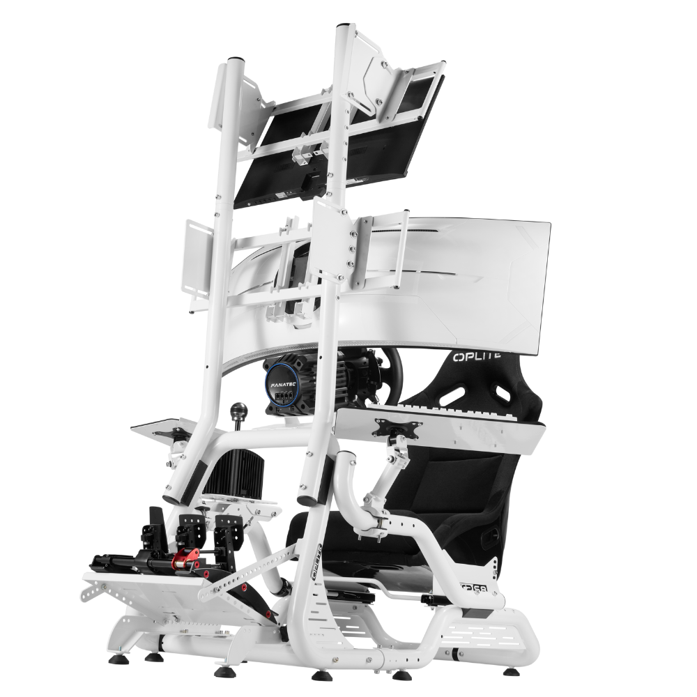 OPLITE GTR S8 Monitor Stand support écran blanc E-Sport