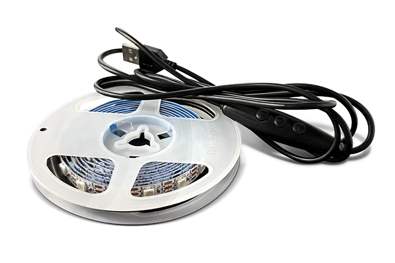 Trak Racer TR80S Bandeau LED Ambiance 3m USB Lot de 2 RGB