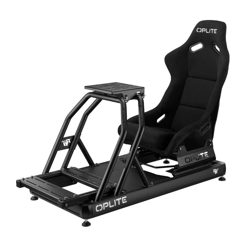 OPLITE R8 Sim Floor plancher cockpit acier noir