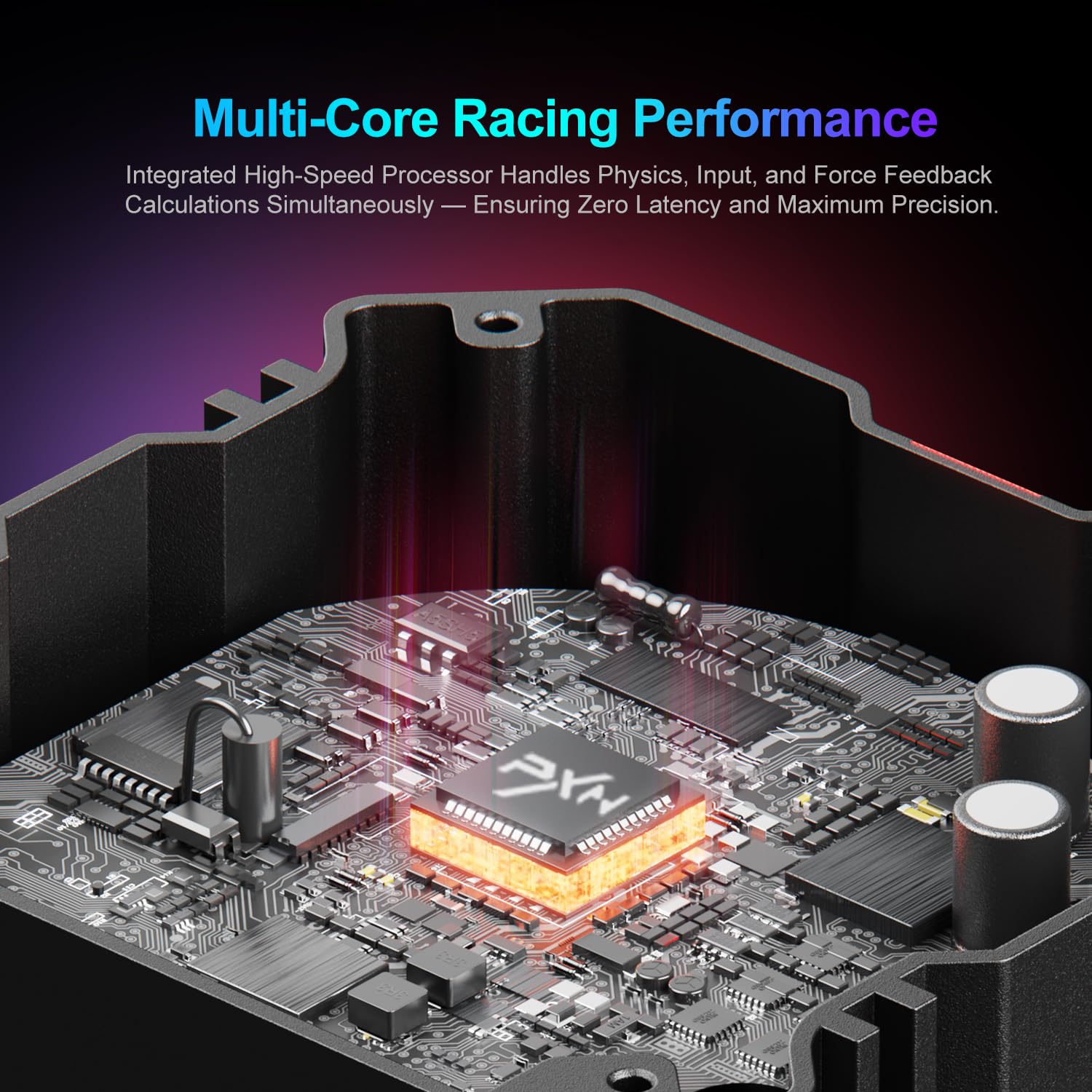 PXN VD10 base volant direct drive 10 Nm PC retour de force
