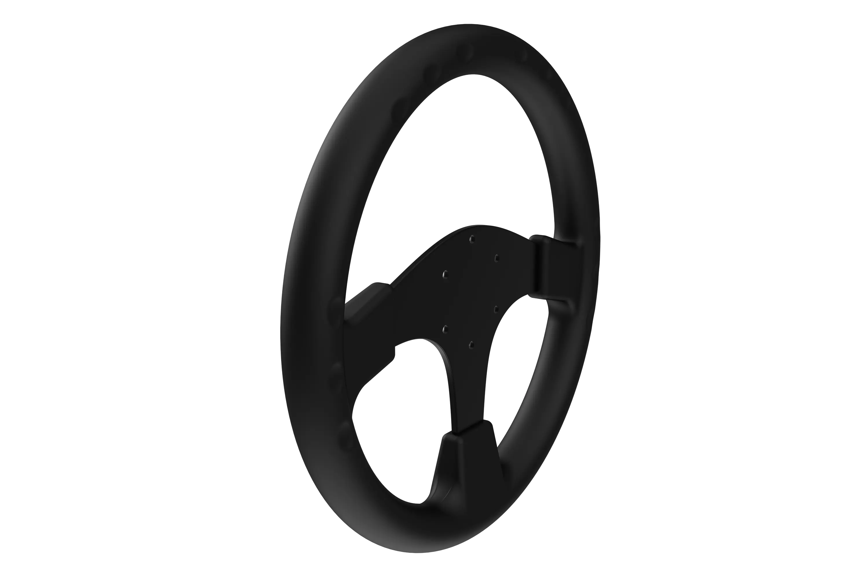 Trak Racer TR80S Volant Rond 330mm Alu Silicone