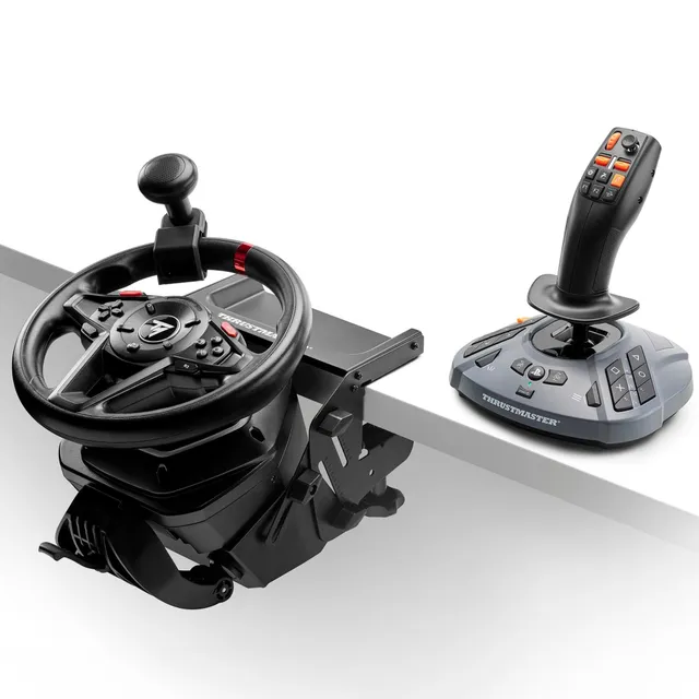 Thrustmaster T128 SimTask Farming Pack volant + FarmStick PS5 PC
