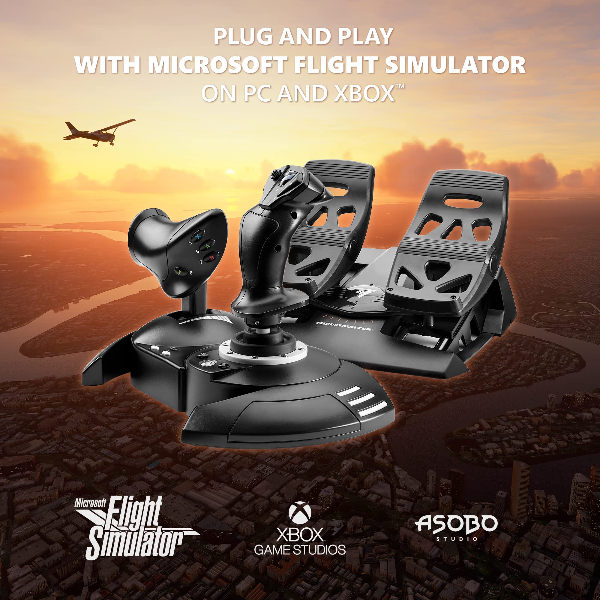 Thrustmaster T.Flight Full Kit X HOTAS + pédales Xbox PC