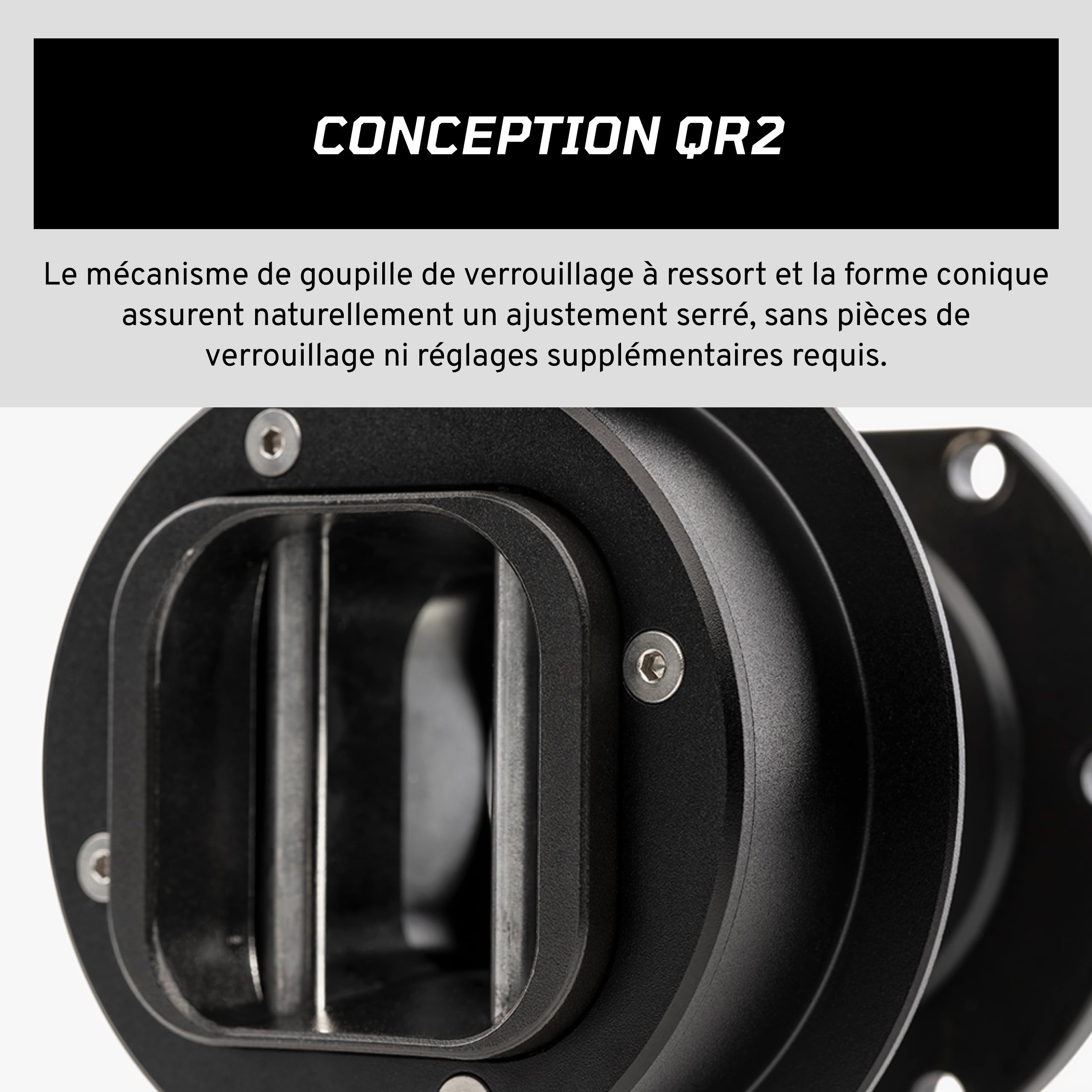 Fanatec ClubSport QR2 Wheel-Side attache rapide aluminium PC