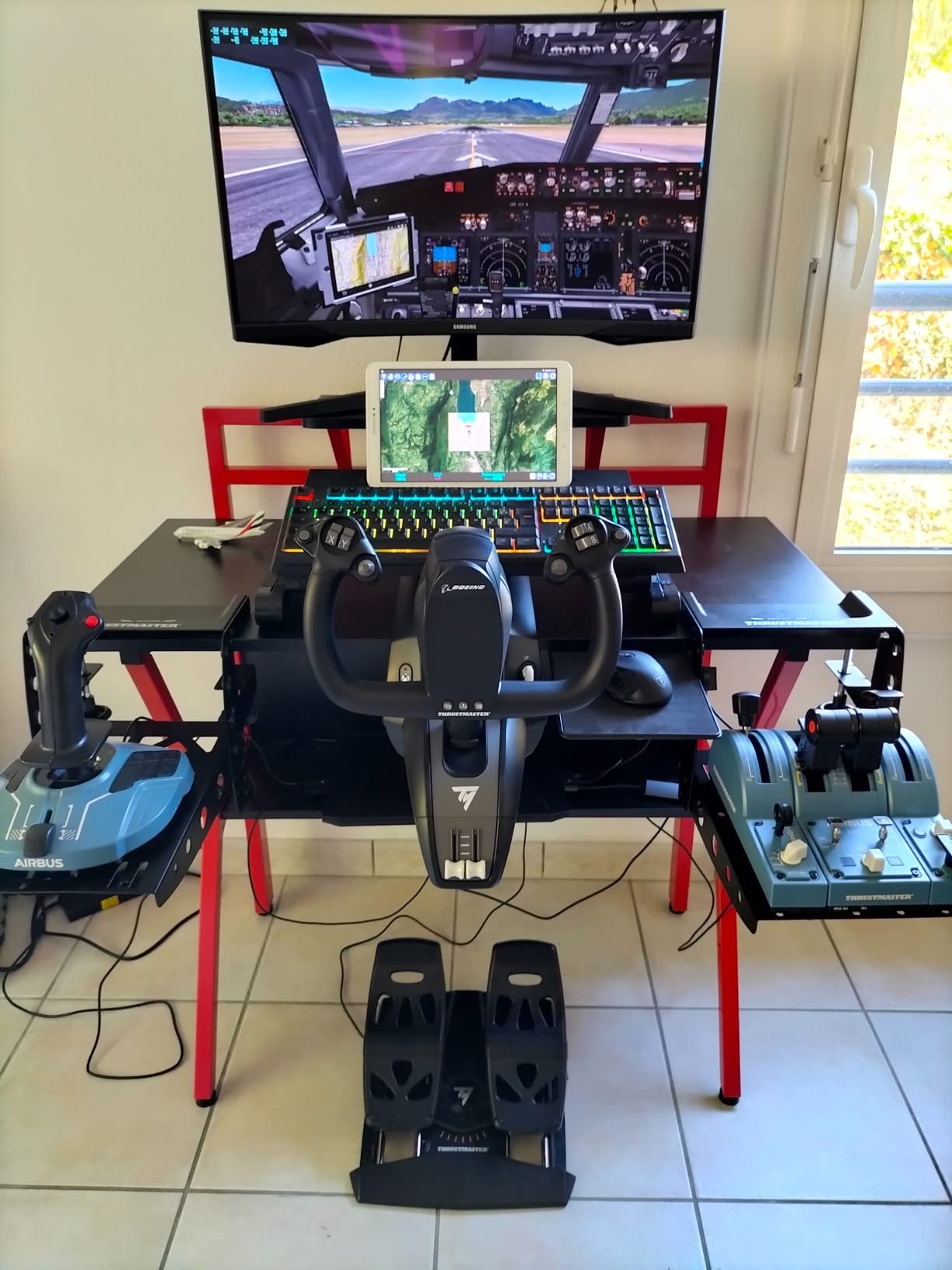 Thrustmaster T.Flight TFRP palonnier PC PS5 Xbox différentiel