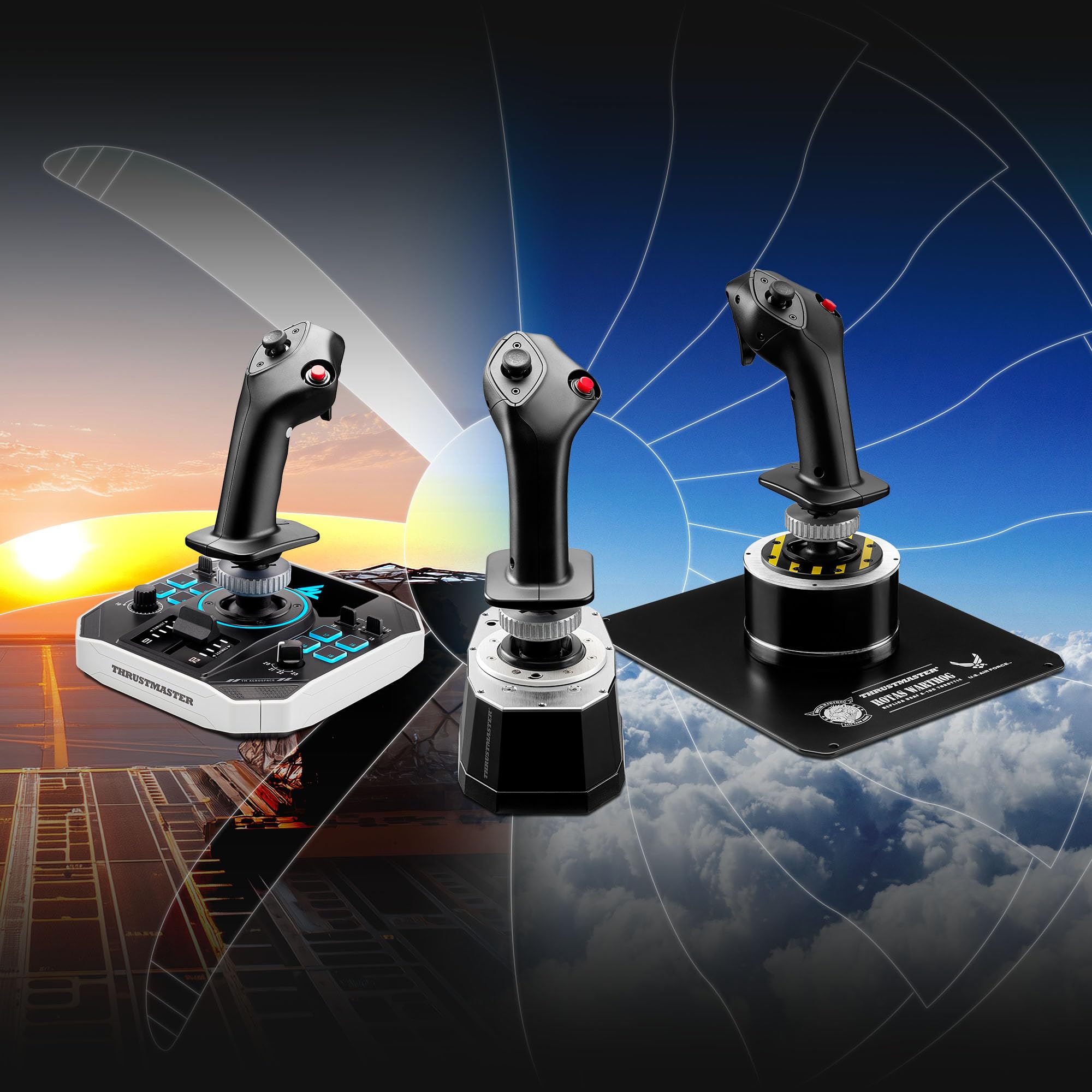 Thrustmaster TCA Airbus Add-On Grip manche joystick A300