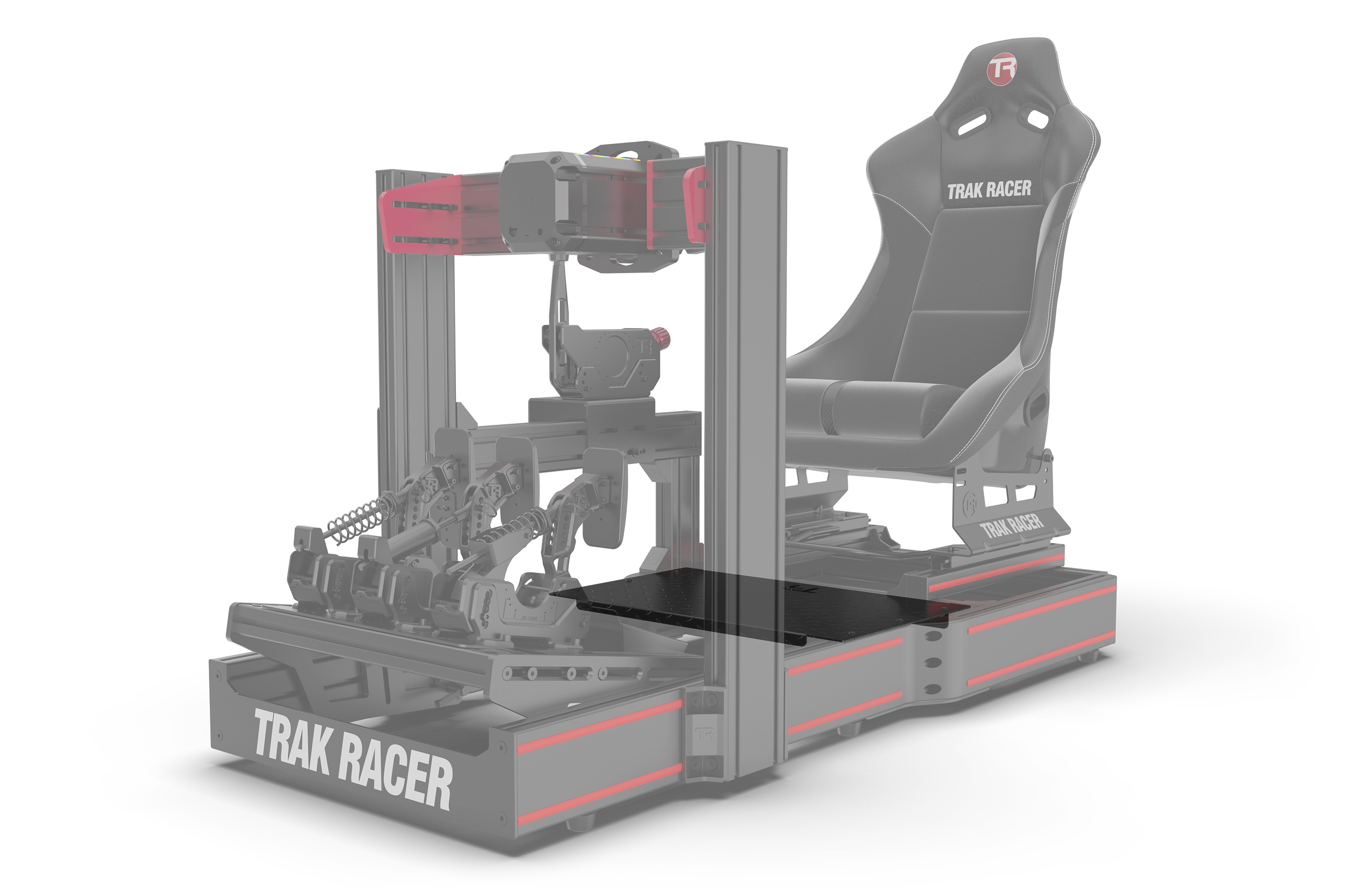 Trak Racer TR80S plancher alu damier 3mm repose-pieds