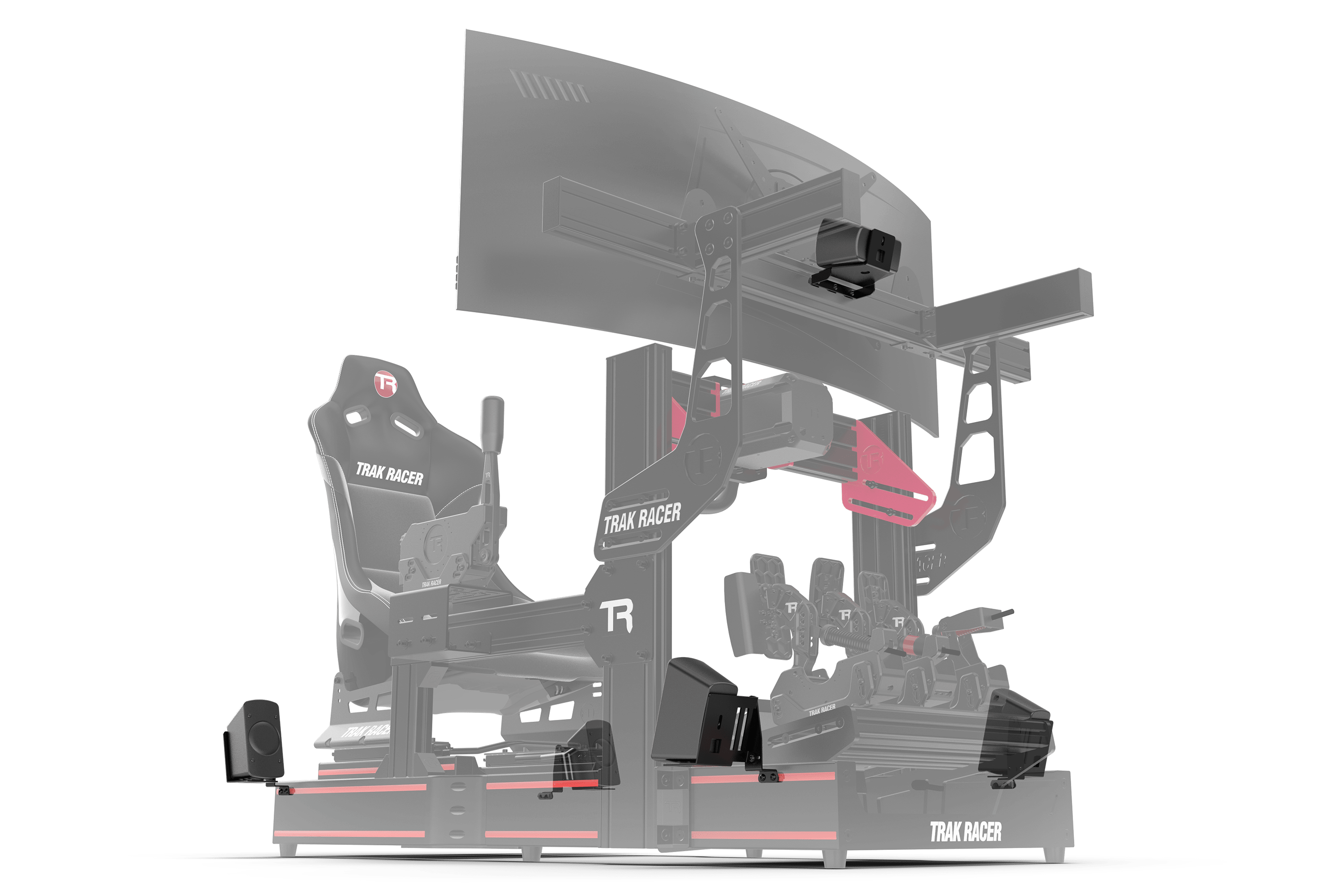 Trak Racer TR80S Kit 5 Supports Enceintes Rig Alu