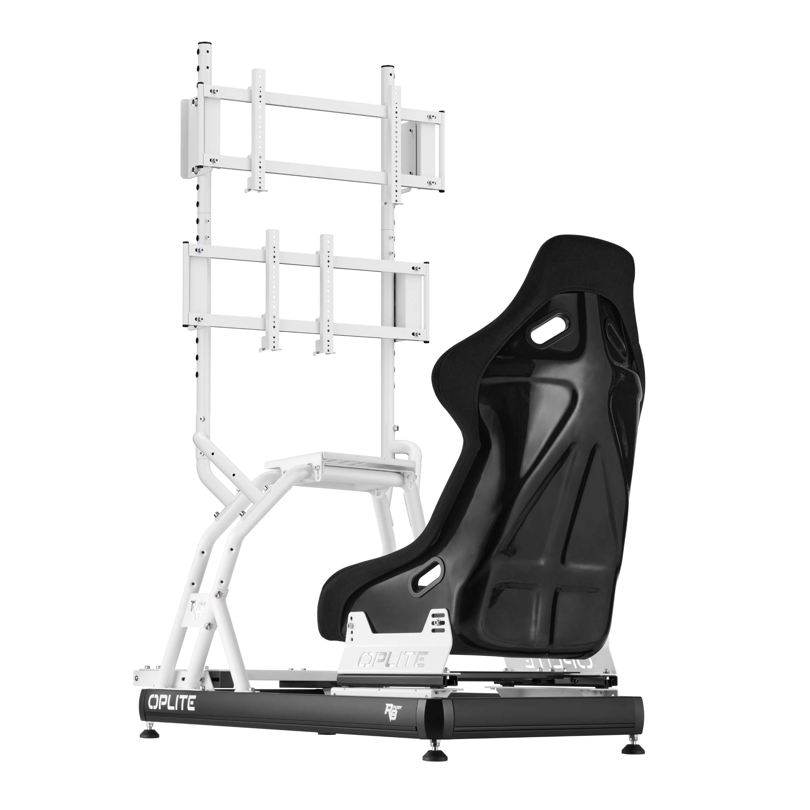 OPLITE R8 On Top Monitor Mount support écran blanc VESA