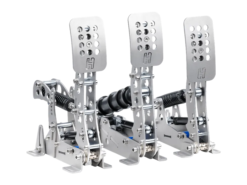 Heusinkveld Ultimate+ pédalier 3 pédales Silver hydraulique 140 kg