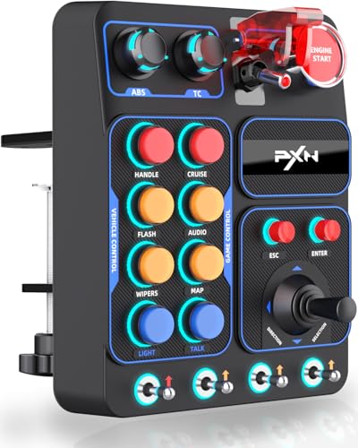 PXN CB1 Button Box PC 19 Boutons RGB USB Camion Course
