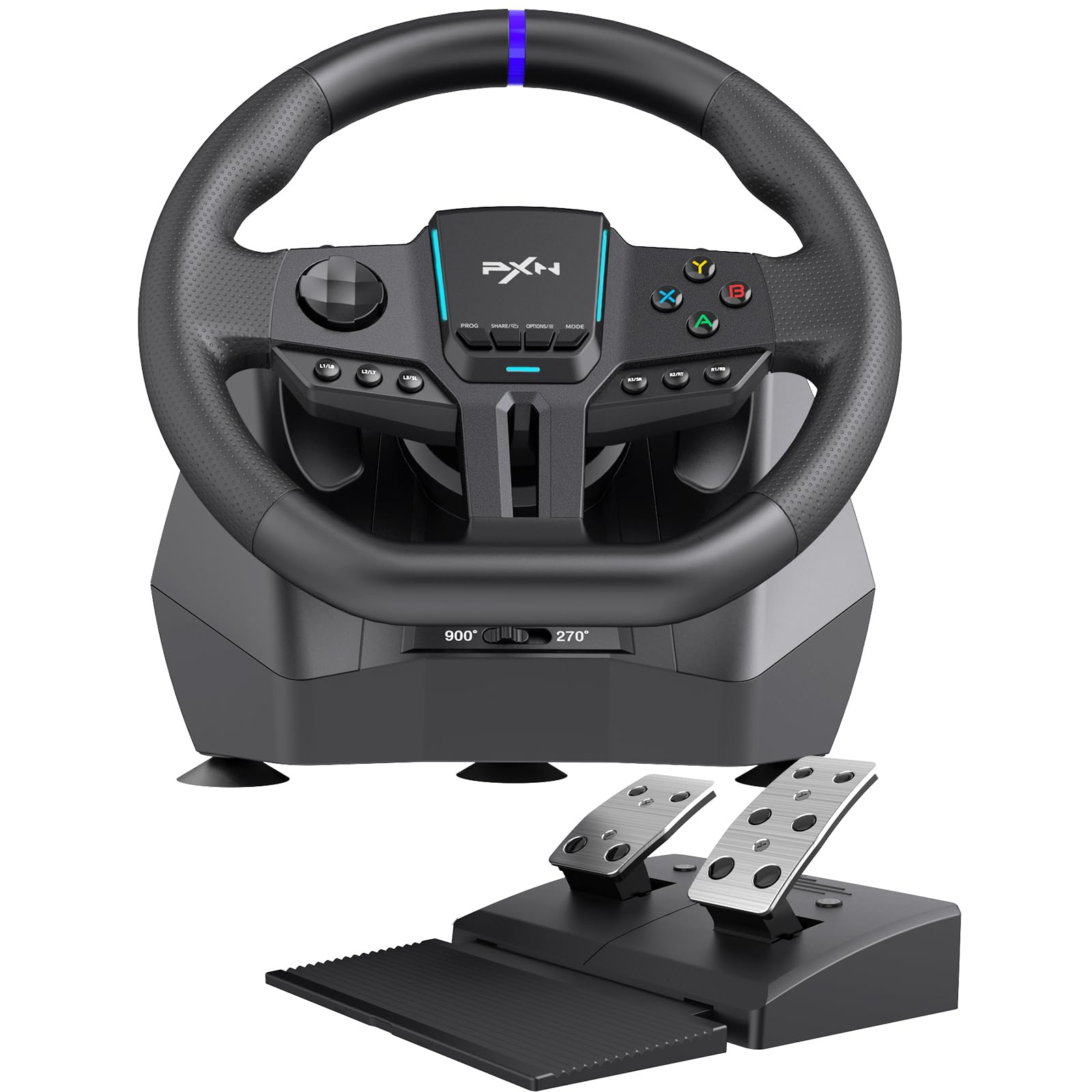 PXN V900 Gen2 volant PC Xbox PS4 Switch 900°