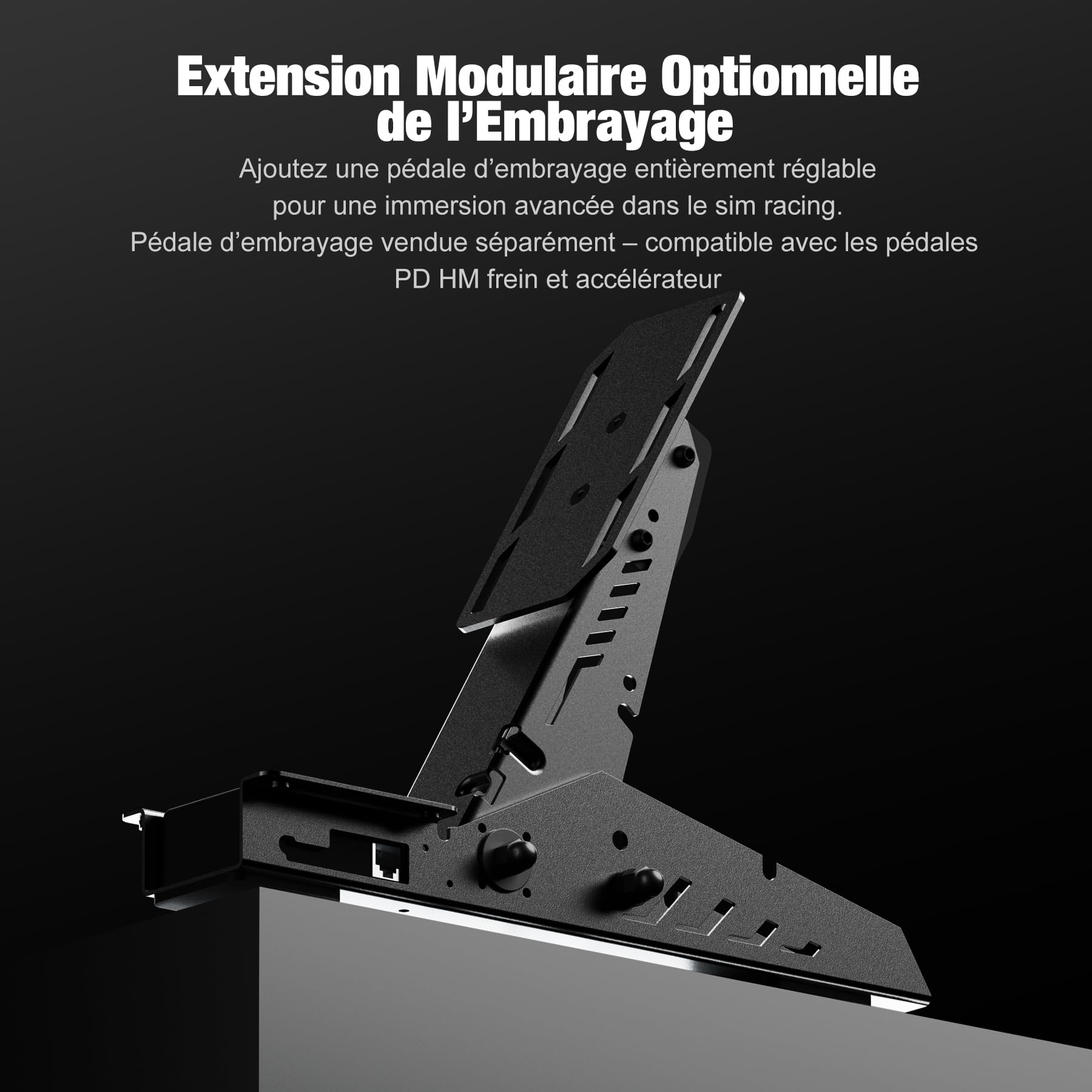 PXN Pedals PD HM pédalier 2 pédales métal Hall PC