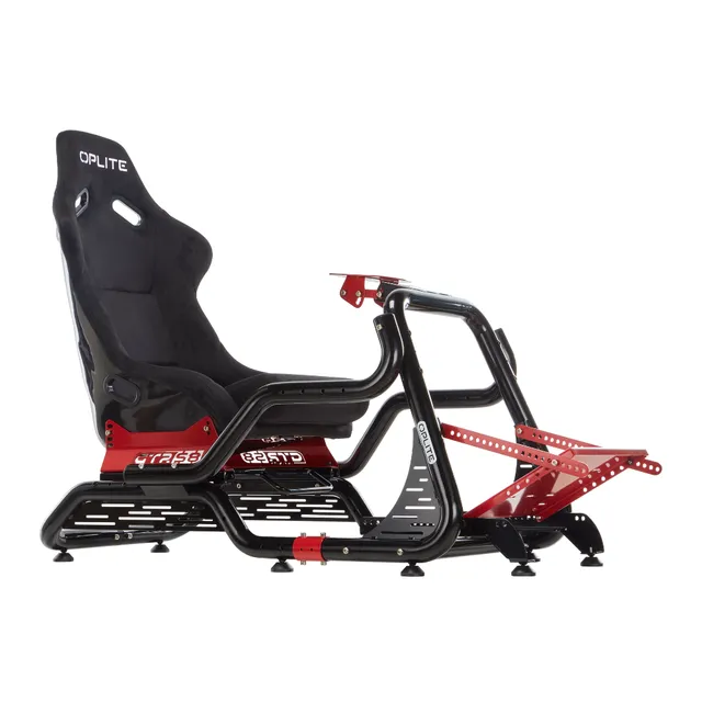 OPLITE GTR S8 Elite Force cockpit simracing rouge fibre