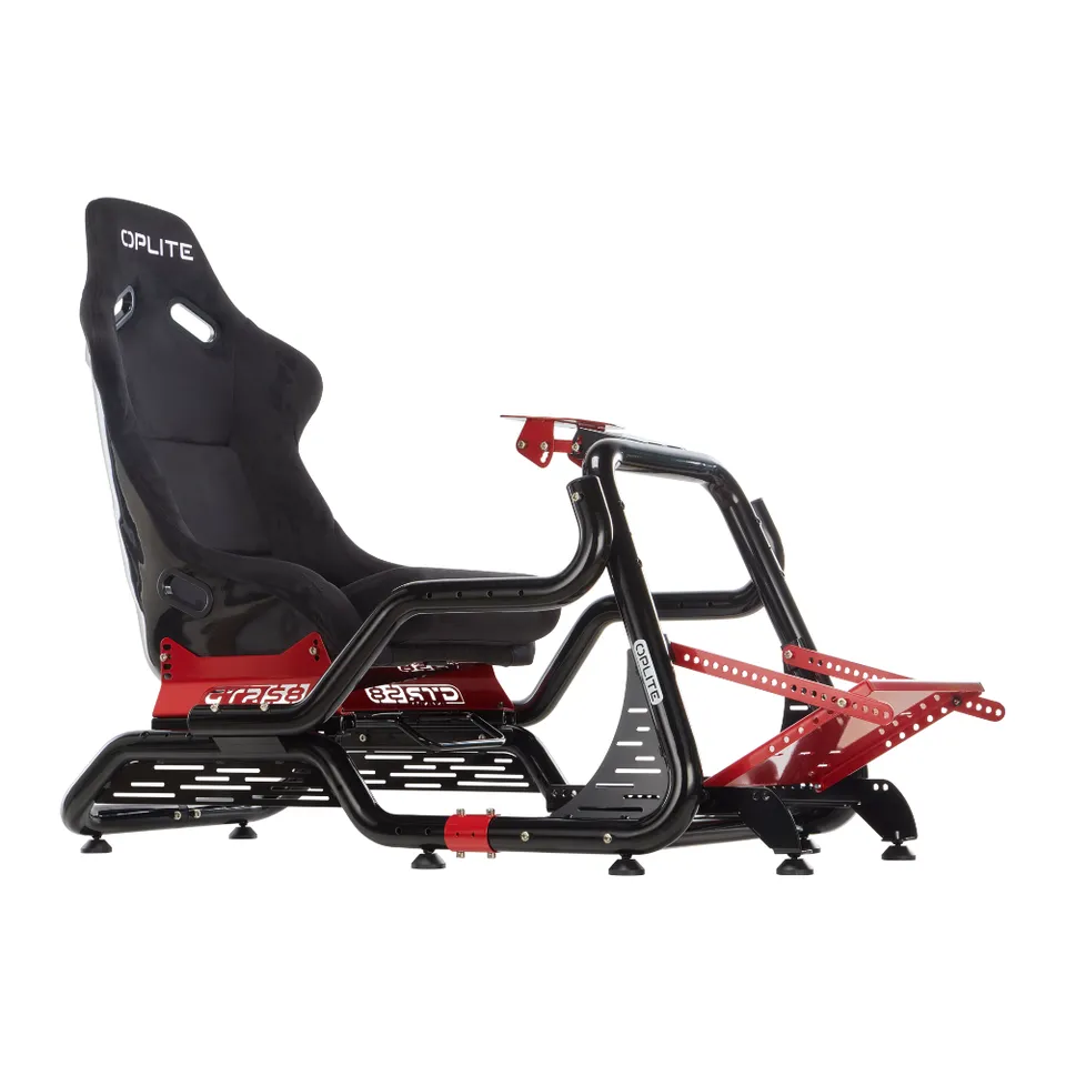 OPLITE GTR S8 Elite Force cockpit simracing rouge fibre