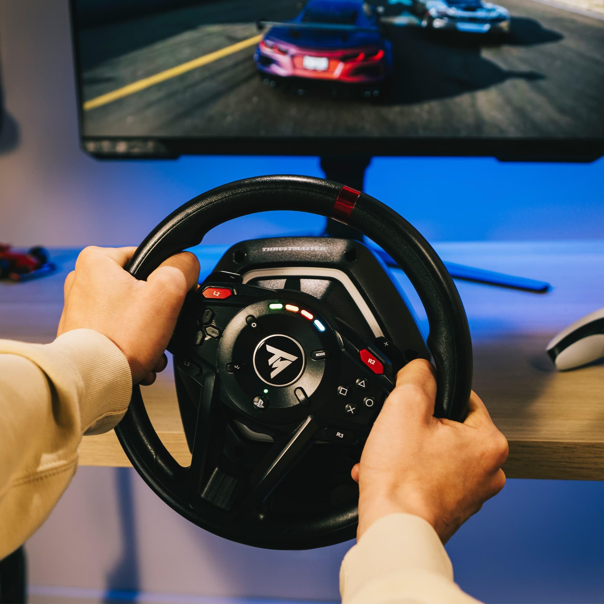 Thrustmaster T128 volant retour de force + pédalier Xbox PC magnétique
