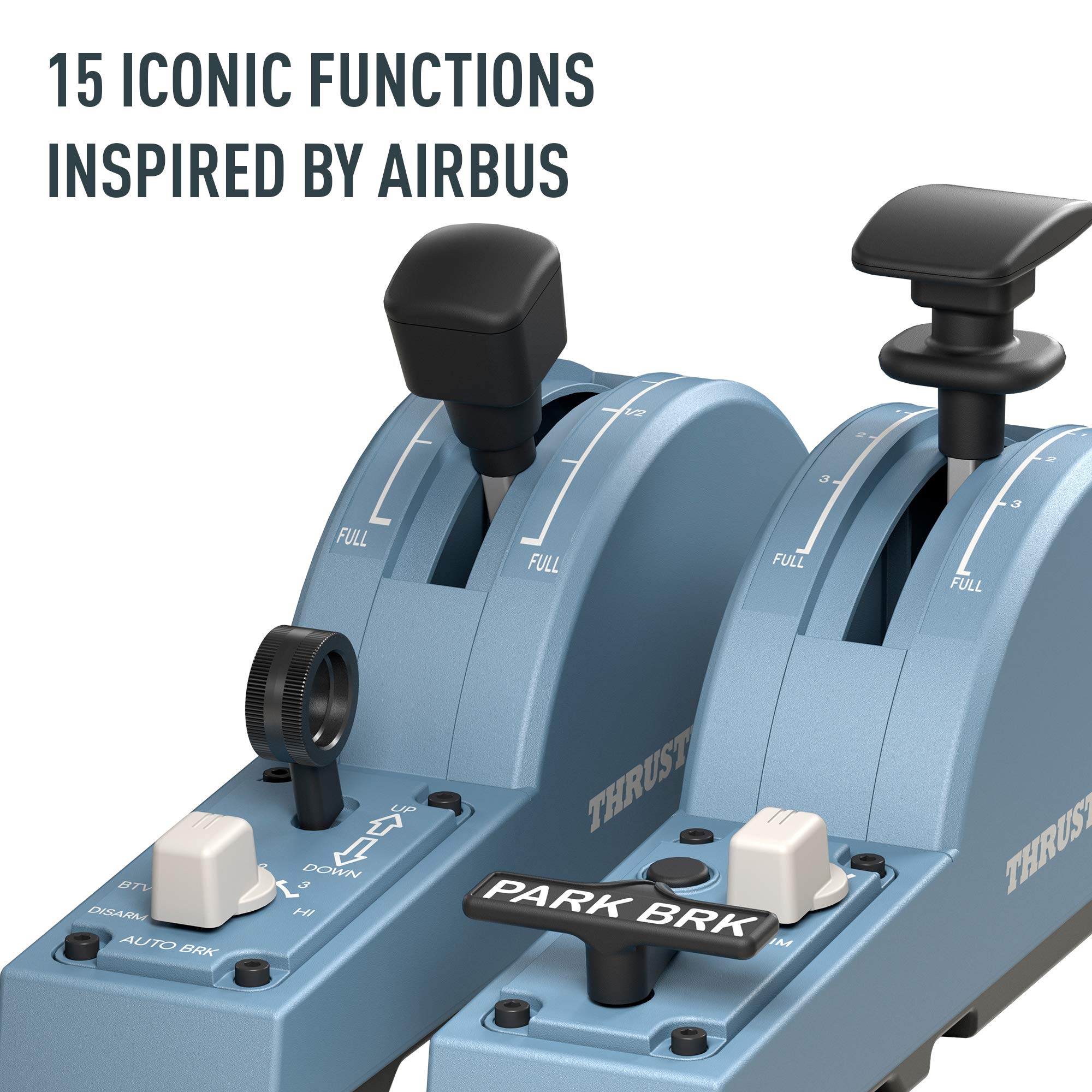 Thrustmaster TCA Quadrant Add-On Airbus Edition manette volets PC