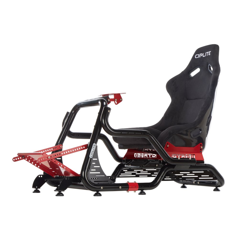 OPLITE GTR S8 Elite Force cockpit simracing rouge fibre