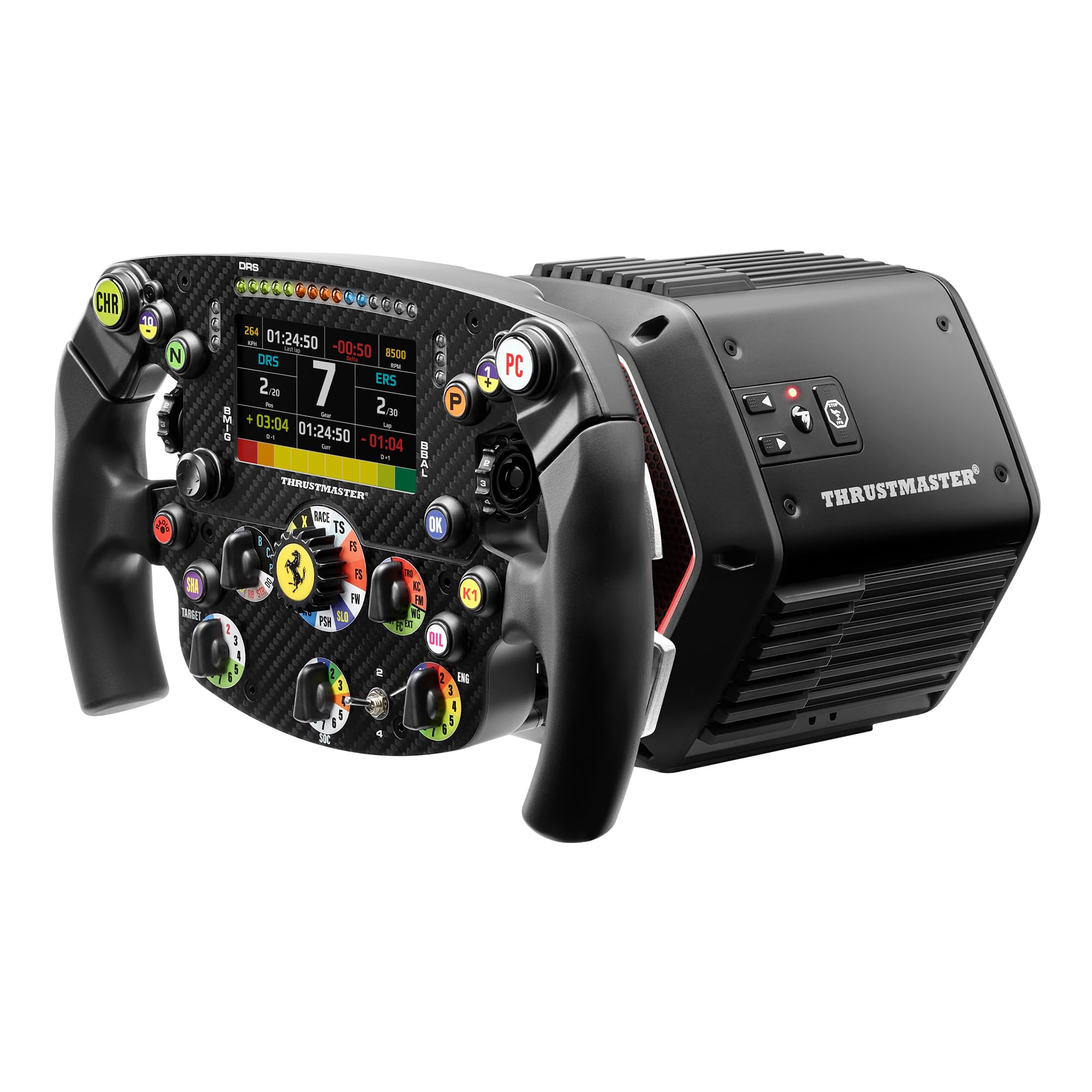 Thrustmaster Formula Ferrari SF25 volant carbone LCD PS5/PC