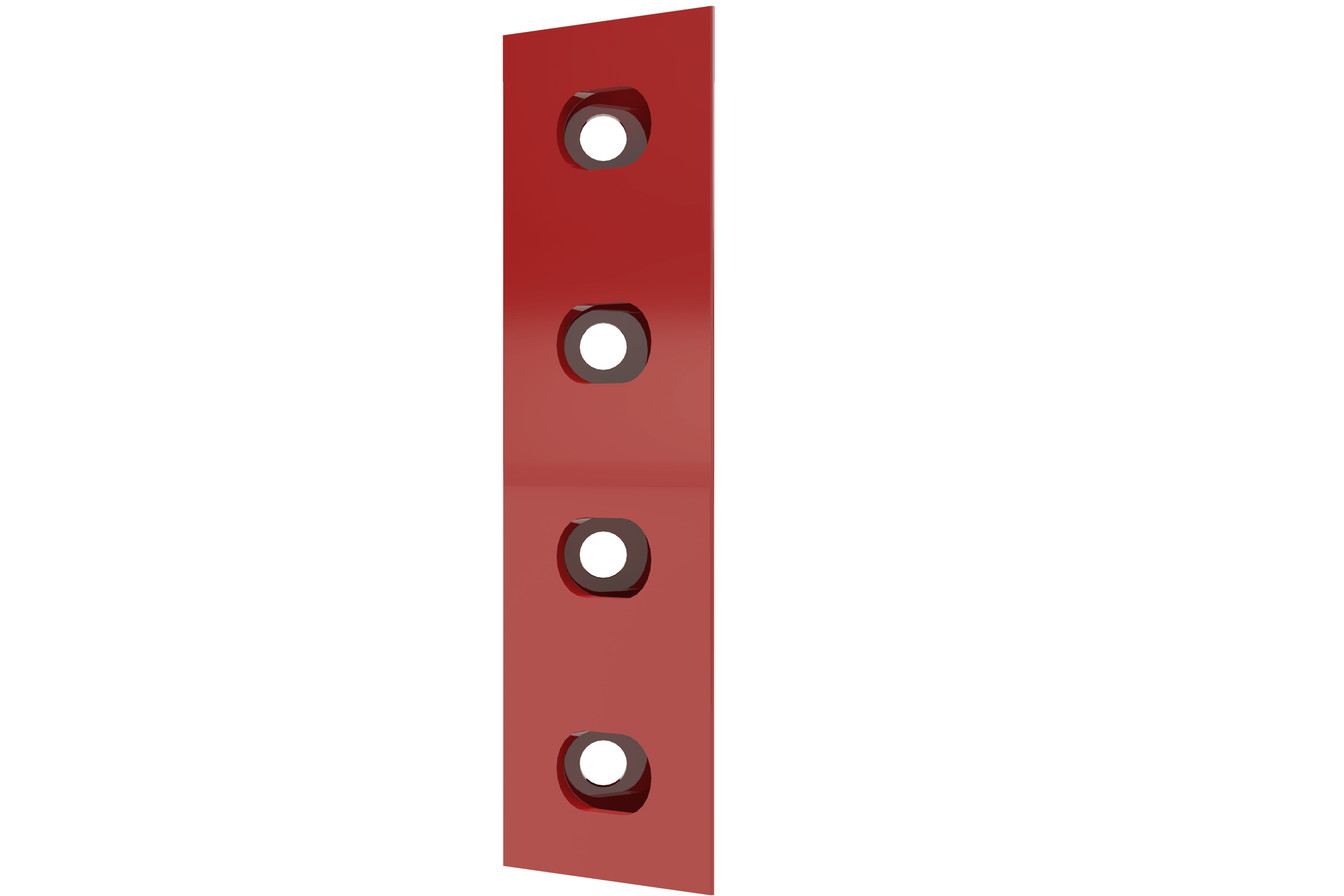 Trak Racer TR8 Équerre Rouge 160x40mm Rainure 8mm