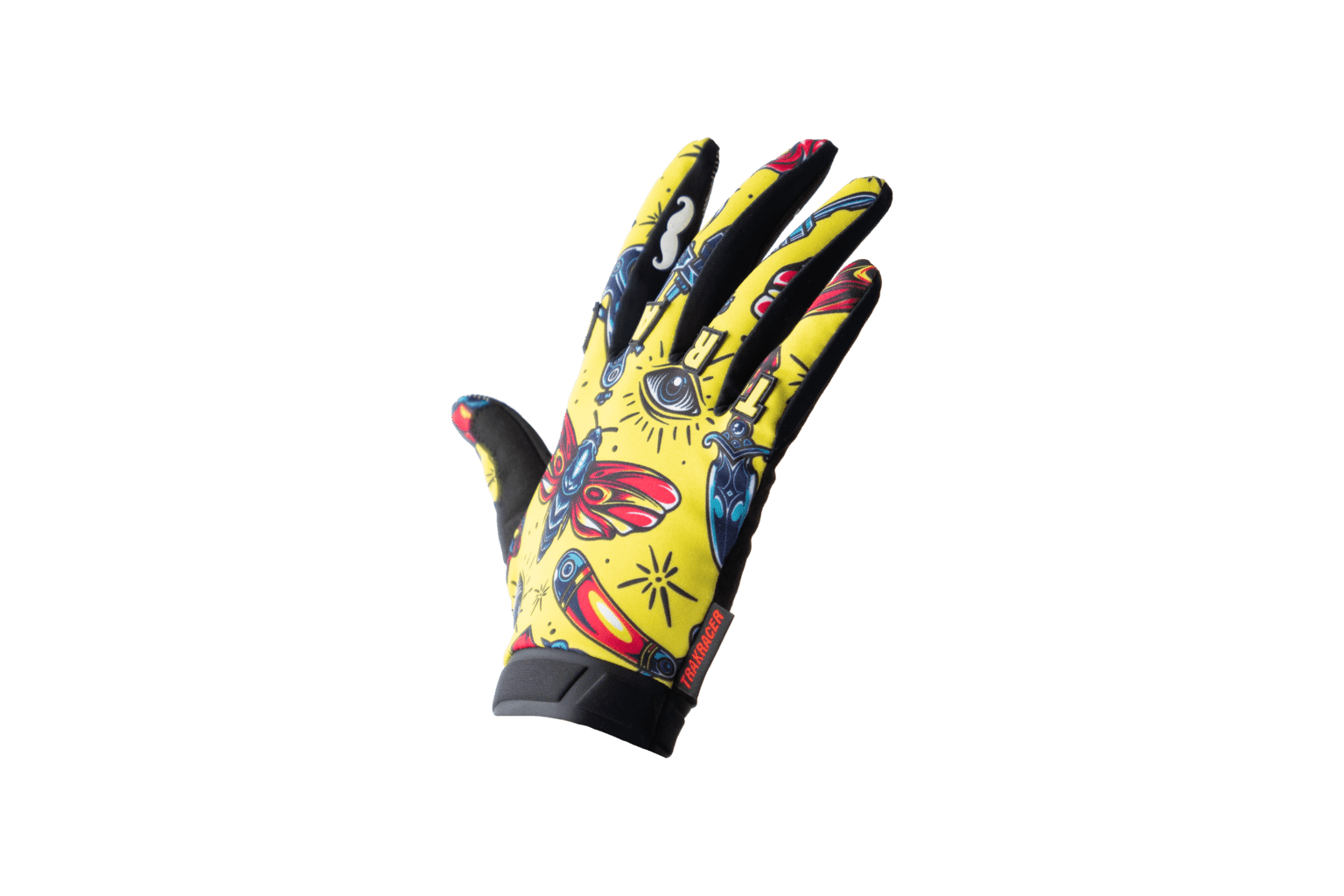 Trak Racer TR80S TR-GLOVE-011 gants sim racing jaunes L