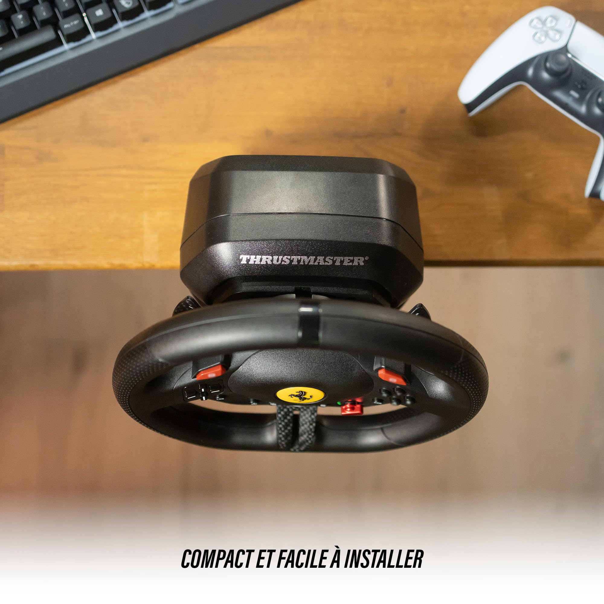 Thrustmaster T98 Ferrari 296 GTB volant + pédalier PS5 PC