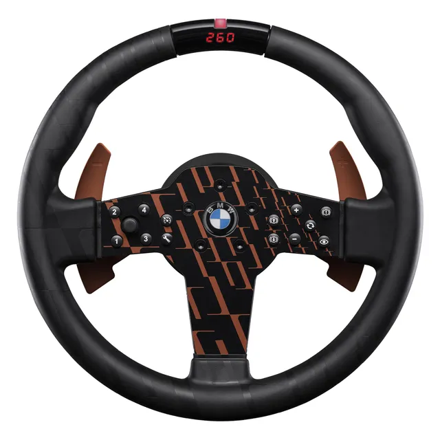 Fanatec CSL BMW volant 300mm caoutchouc LED