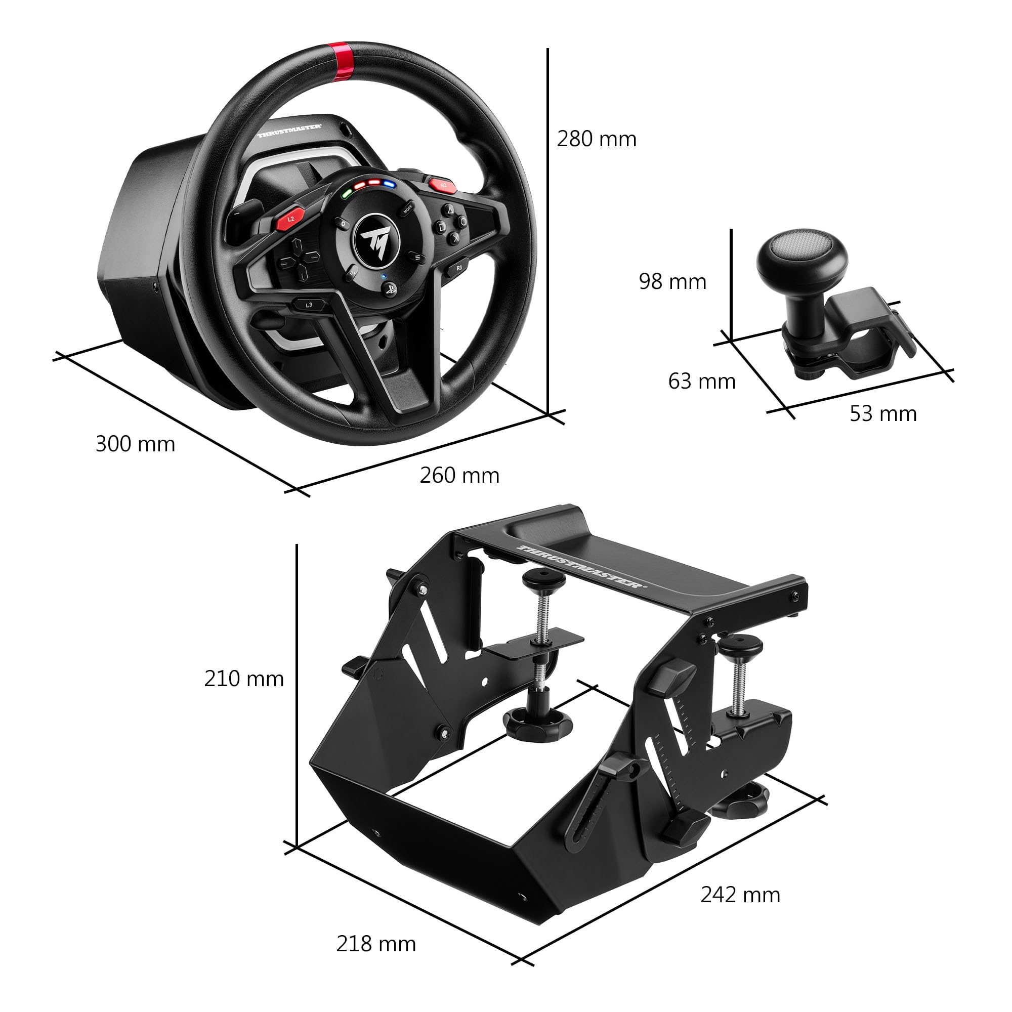 Thrustmaster T128 SimTask Farming Pack volant + FarmStick PS5 PC
