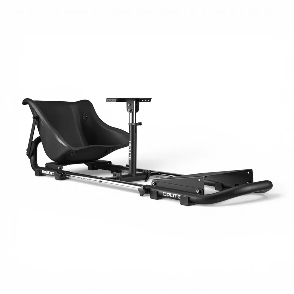 OPLITE NitroKart Black V2 cockpit simracing baquet noir