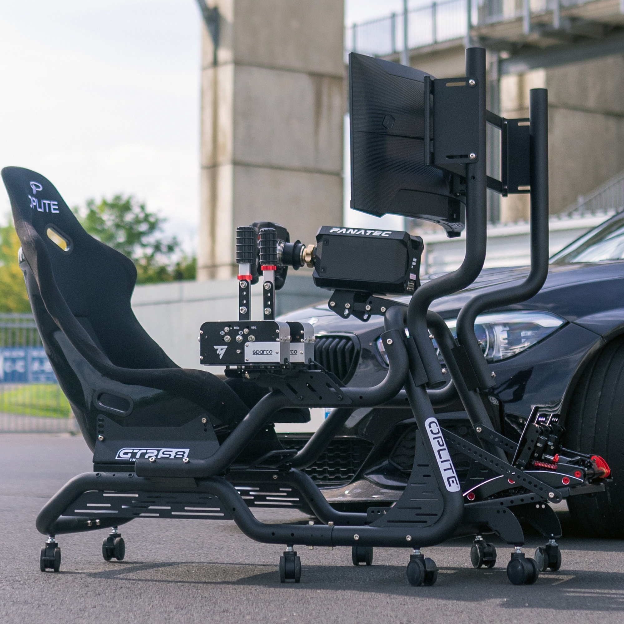 Oplite GTR S8 Infinity Force cockpit simracing baquet