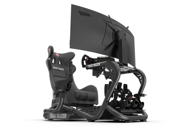 Trak Racer TR8 PRO V2 châssis simulateur noir avec slider siège