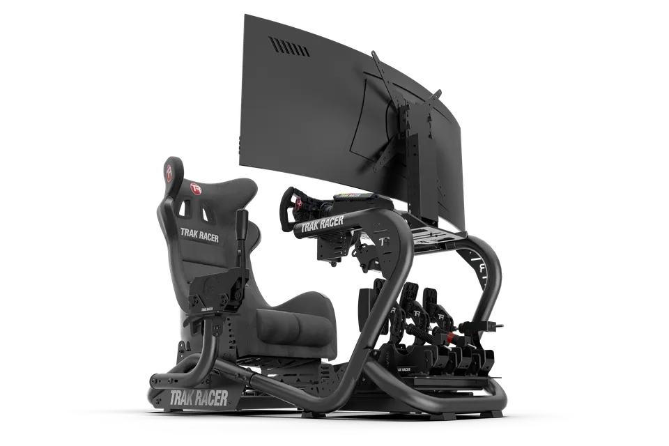 Trak Racer TR8 PRO V2 châssis simulateur noir avec slider siège