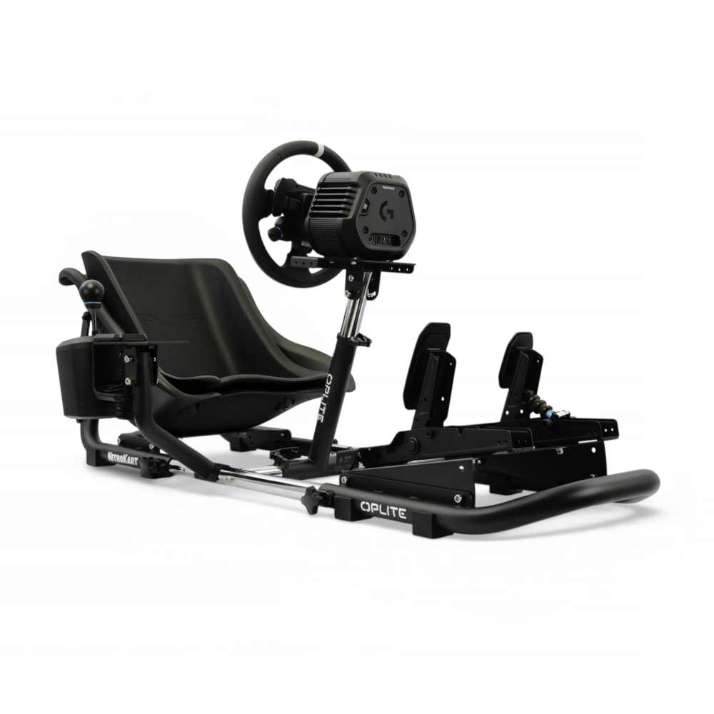 OPLITE NitroKart Black V2 cockpit simracing baquet noir