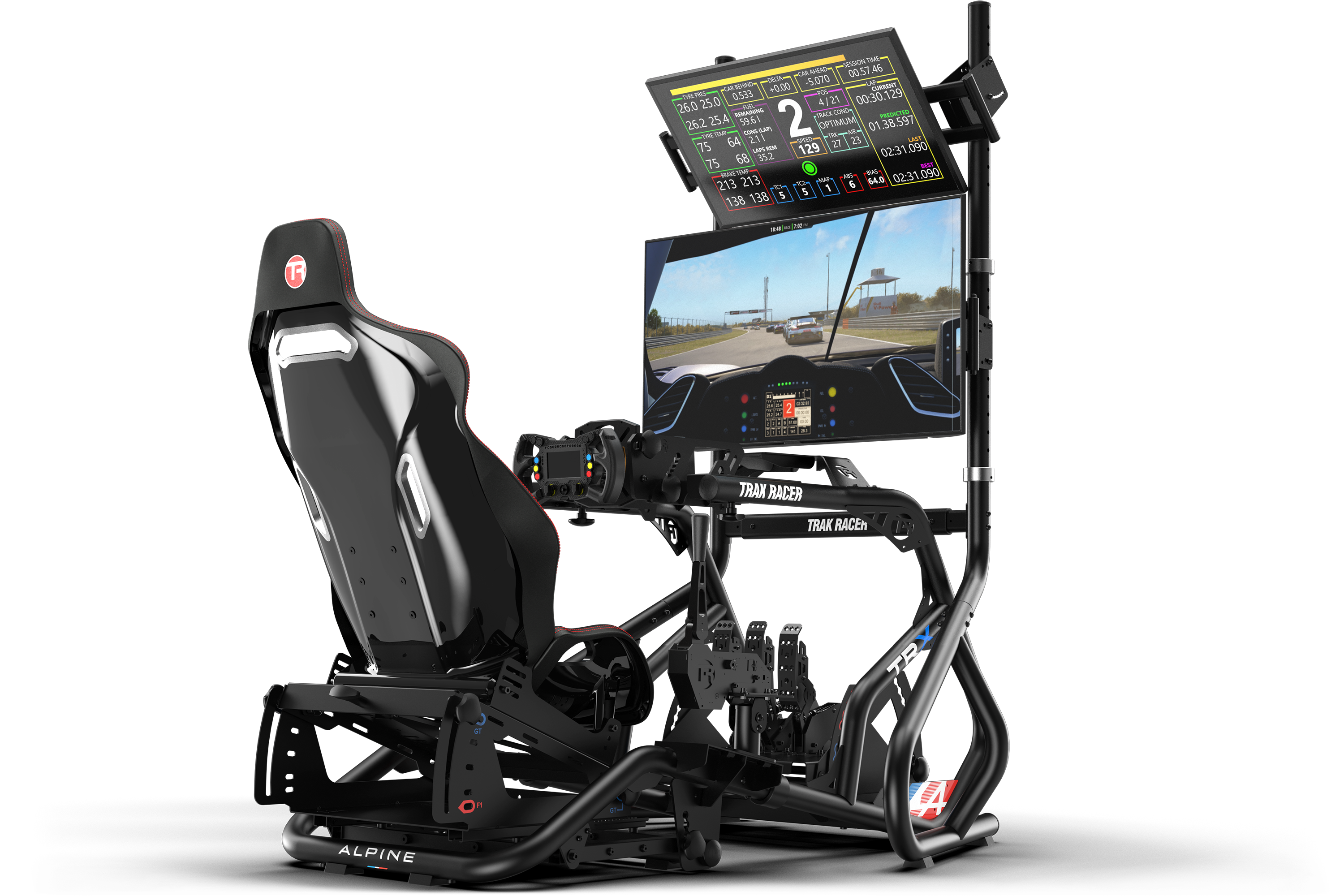 Trak Racer TR80S Support Double Écran Autoportant 45" Triple