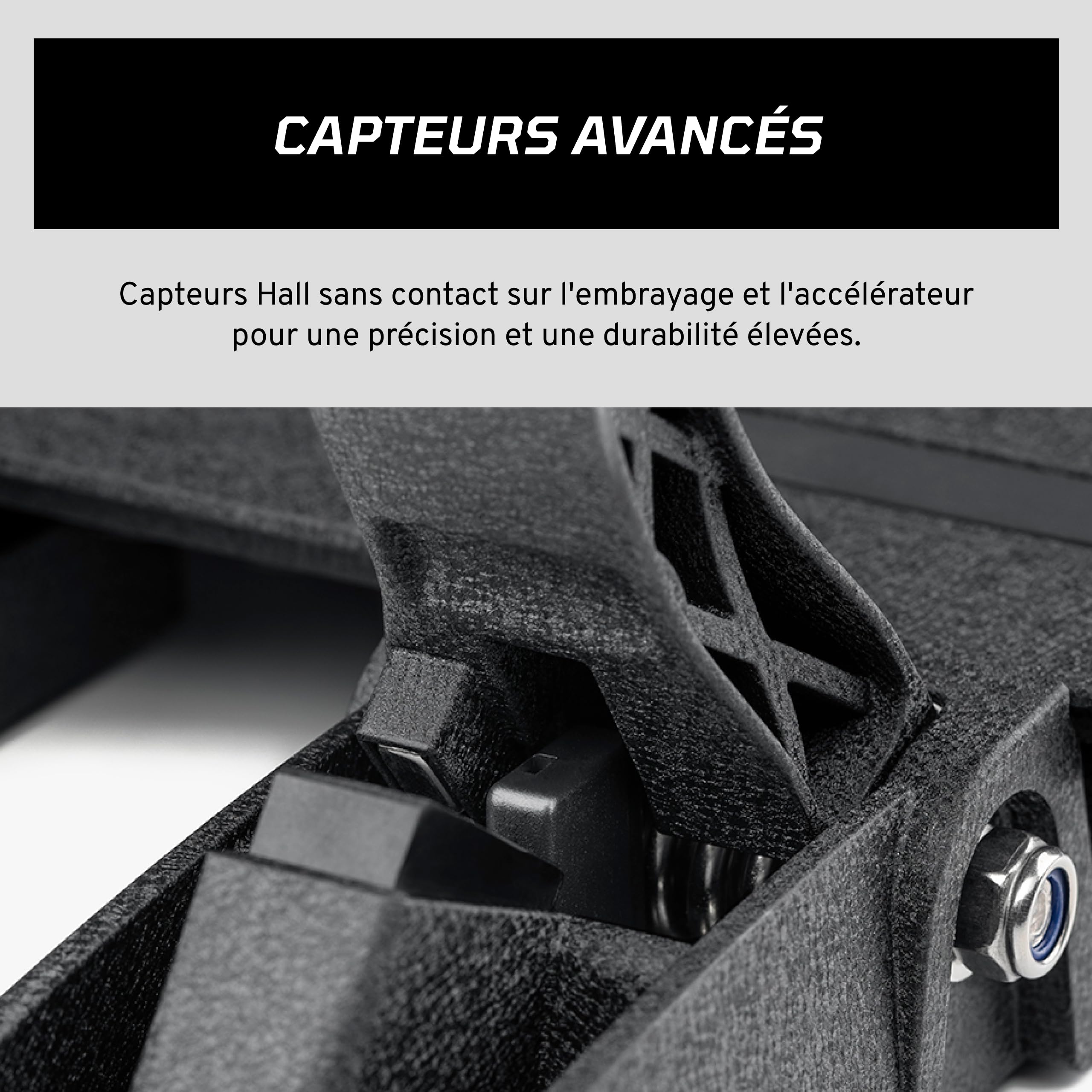 Fanatec CSL Elite V2 pédalier 3 pédales load cell 90 kg