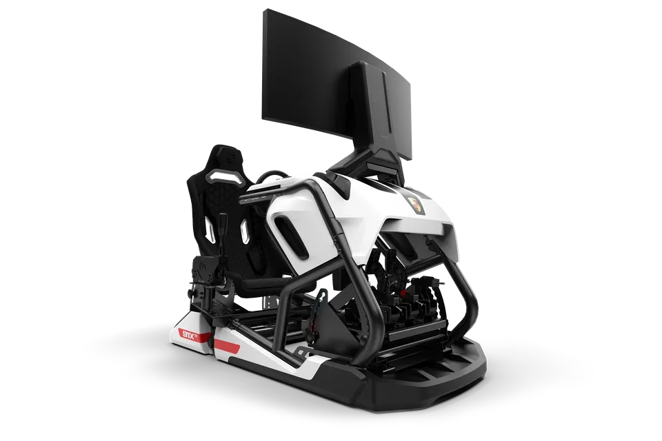Trak Racer 91XTR Porsche Cockpit Simulateur Course Noir Rigide