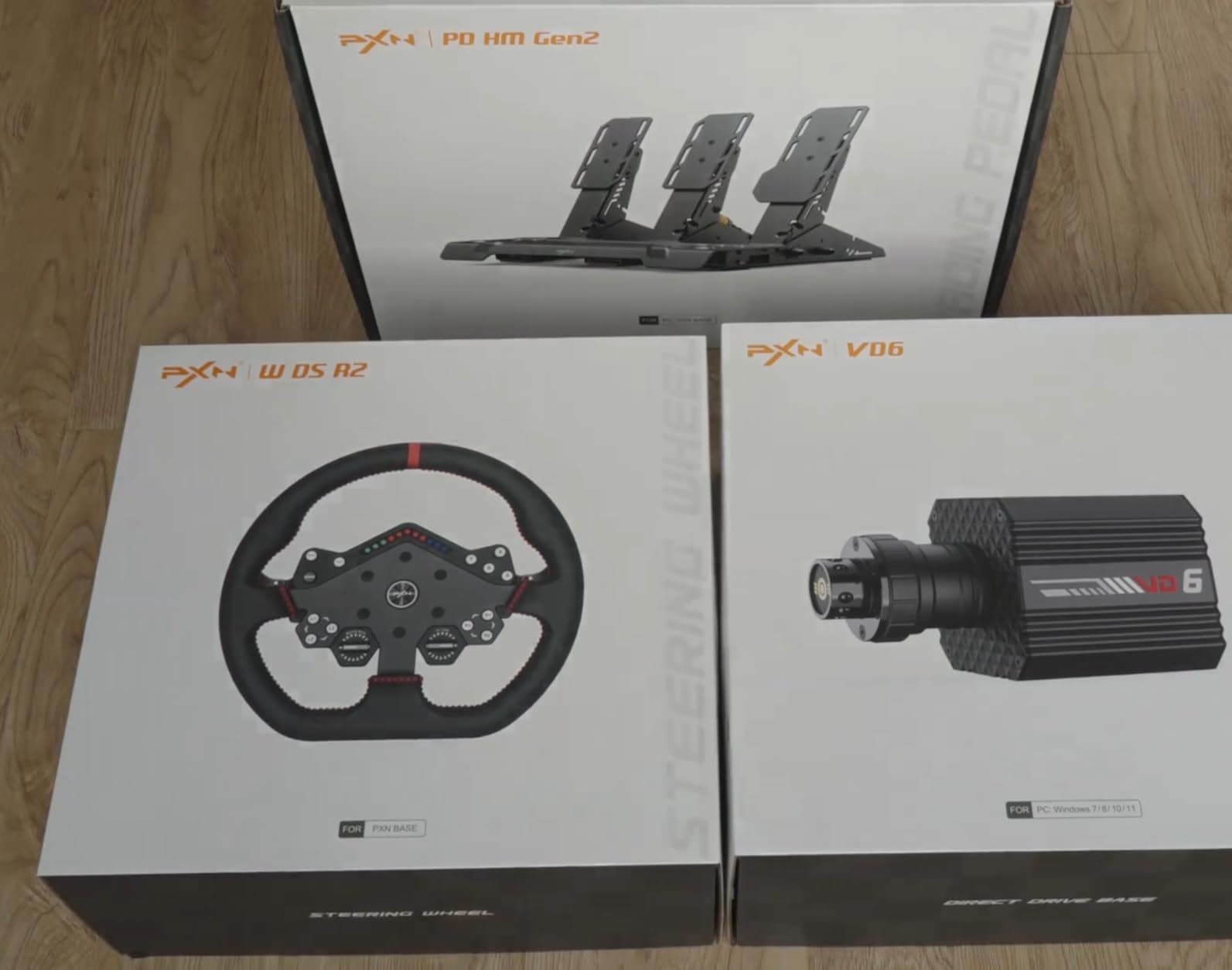 PXN PD HM GEN2 pédalier gaming PC effet Hall force réglable