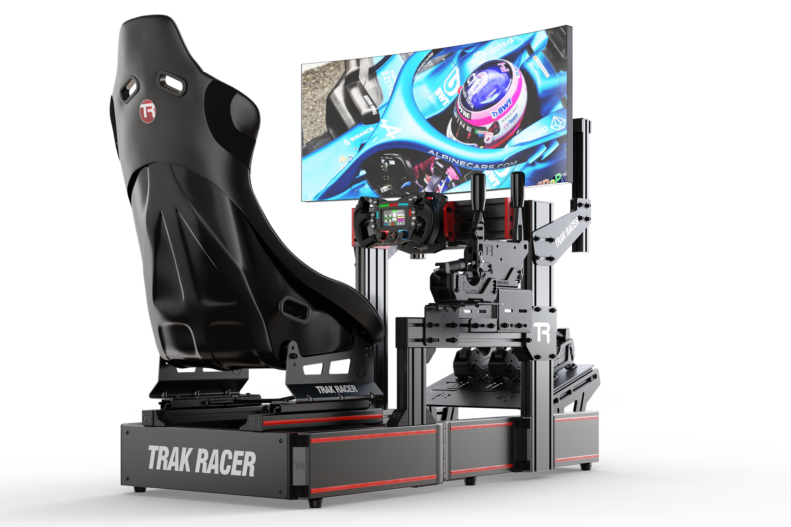 Trak Racer TR80S Support écran simple 60" intégré