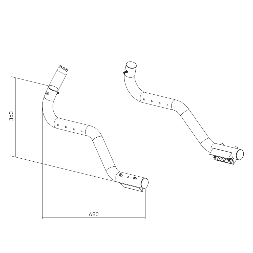 OPLITE Full Force Kit GTR S3/S8 Renfort Cockpit Noir Arceau
