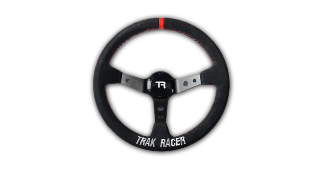 Trak Racer volant drift deep-dish 350mm suède 70mm