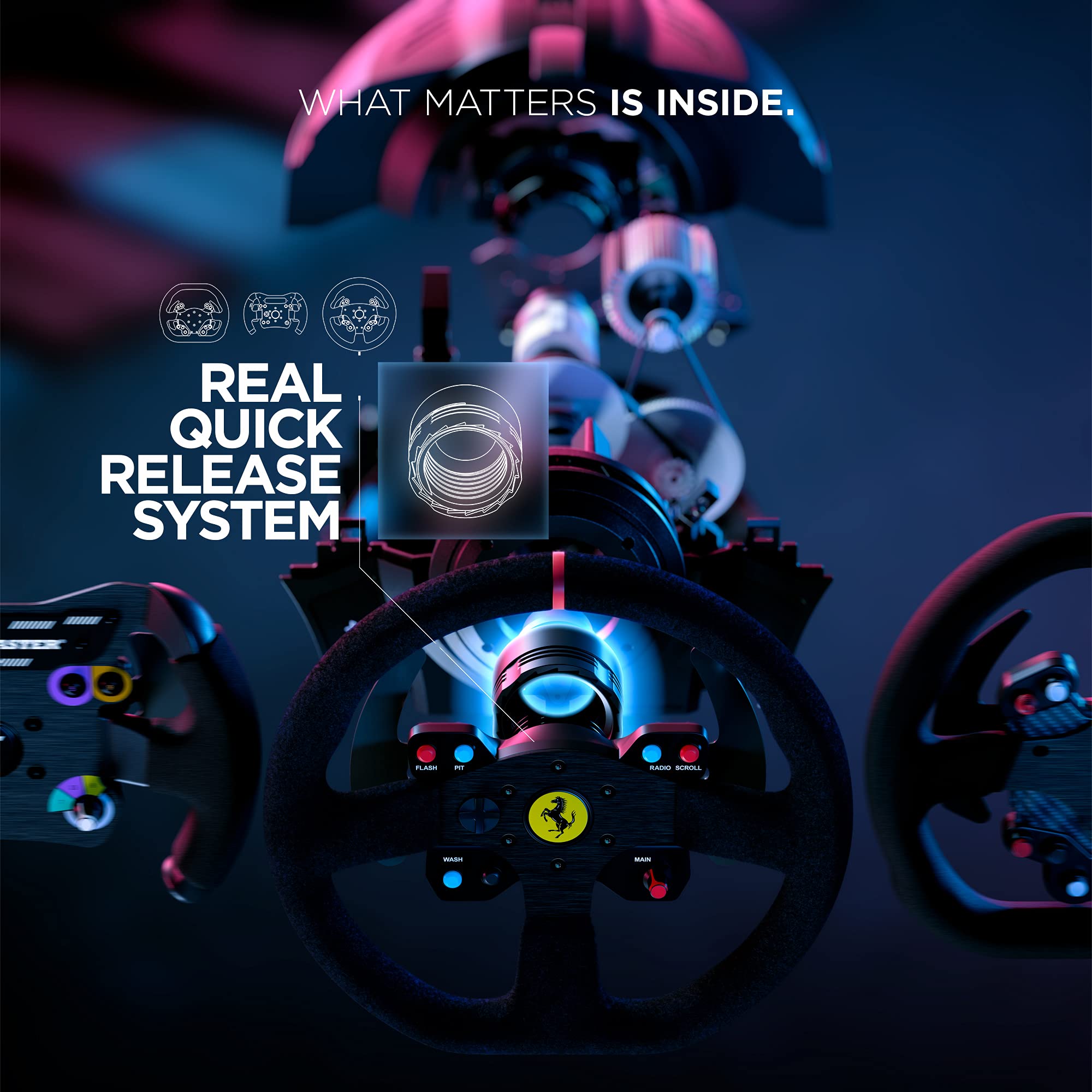 Thrustmaster T300 Integral Alcantara volant pédales PS5