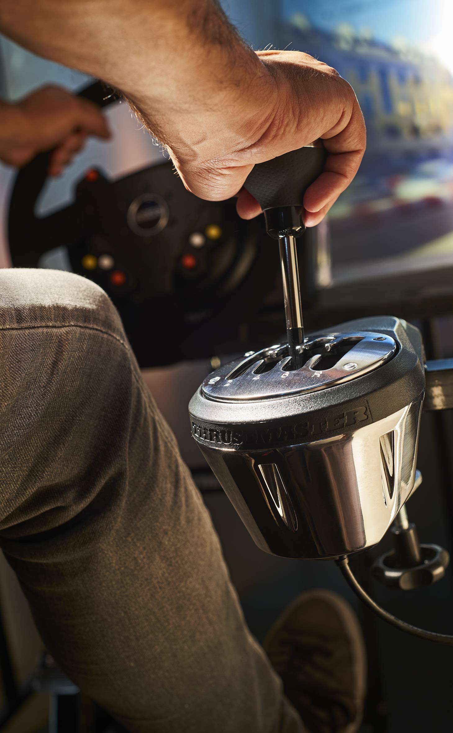 Thrustmaster TH8A Add-On Shifter Levier Vitesse Métal