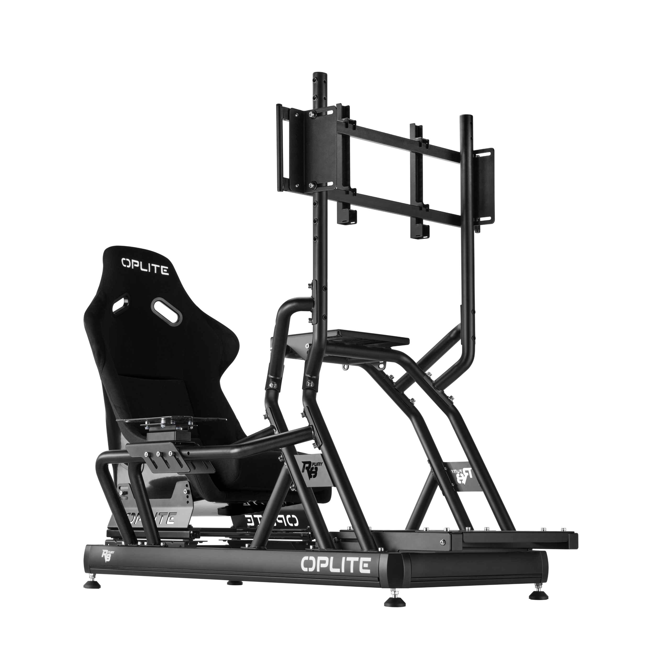 Oplite R8 Single Monitor Mount support écran noir 57 pouces