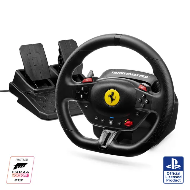 Thrustmaster T98 Ferrari 296 GTB volant + pédalier PS5 PC