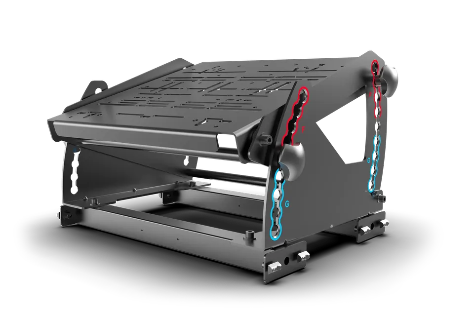 Trak Racer TR80S support pédales Formula GT sans outils