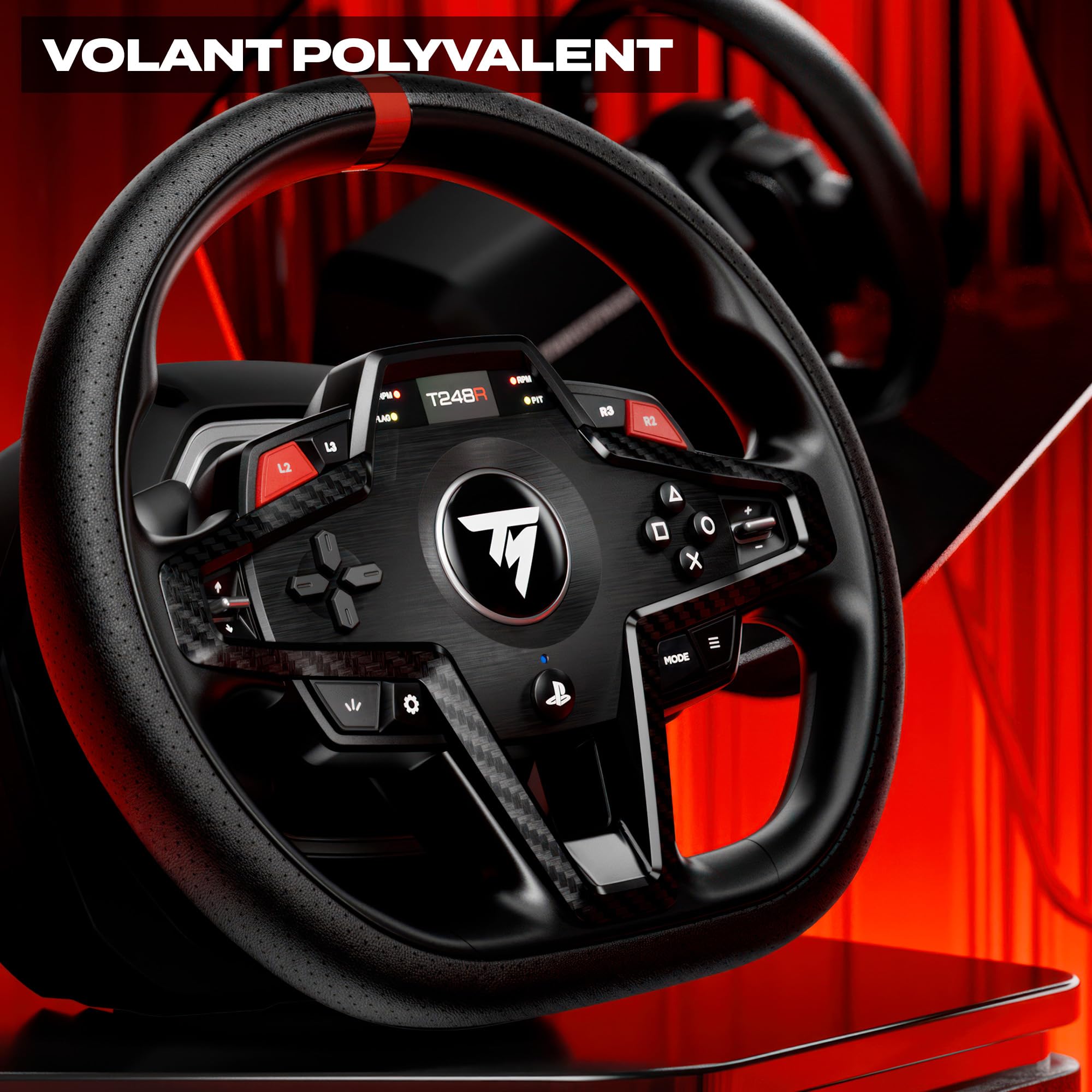 Thrustmaster T248R volant + pédalier T3PM 3,1 Nm PS5 PC