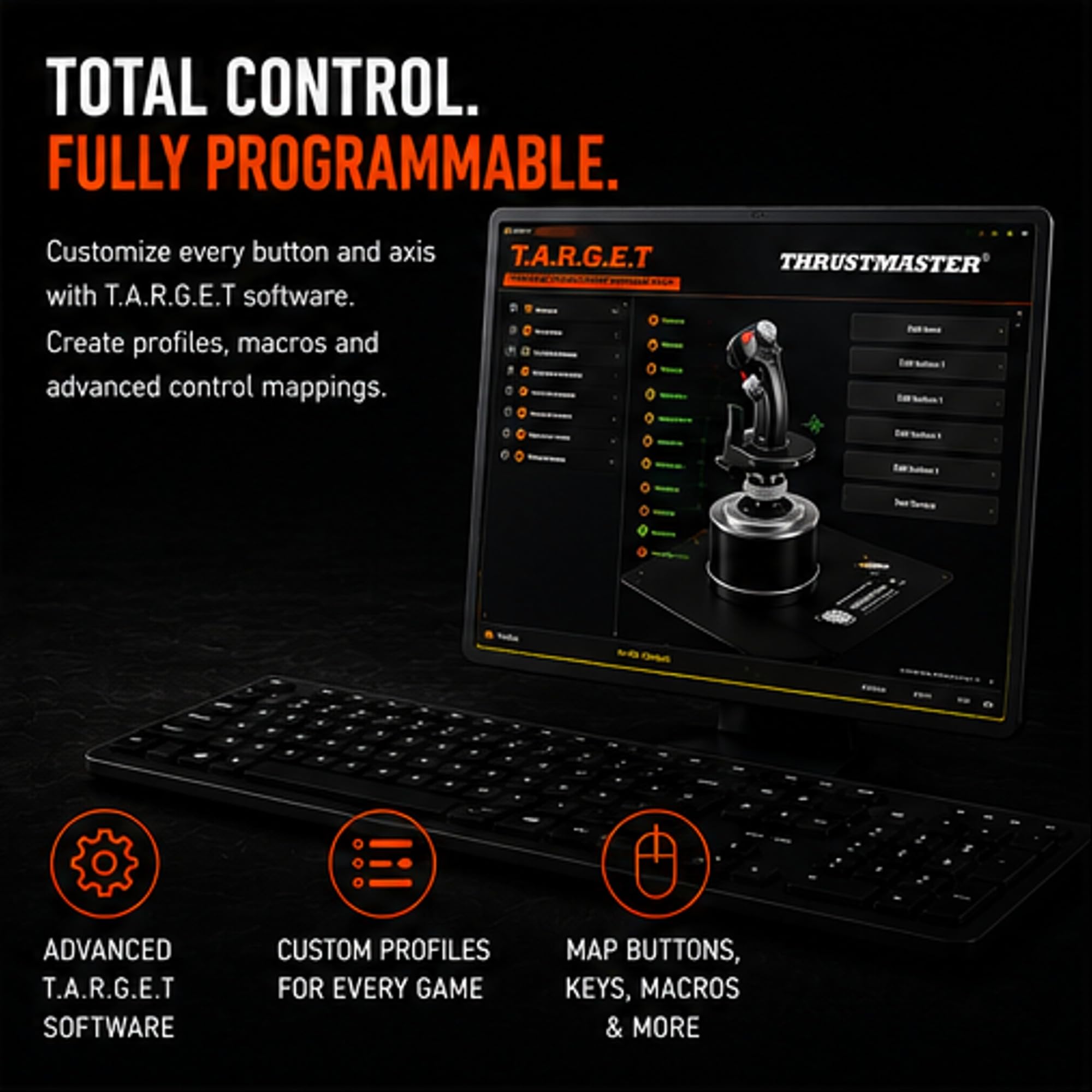 Thrustmaster HOTAS Warthog Joystick Gaz Dual Throttle