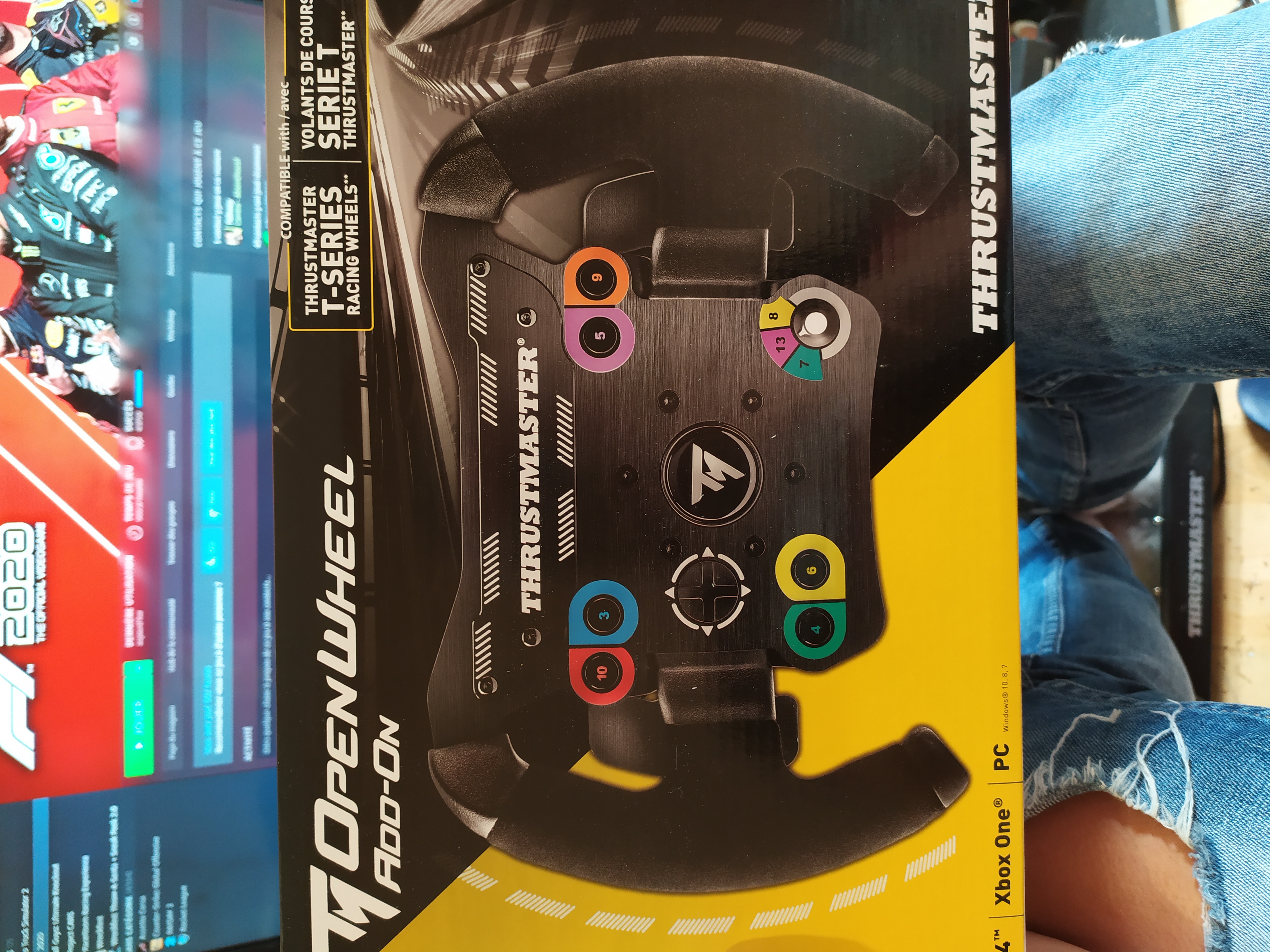 Thrustmaster TM Open Wheel Add-On volant F1 suède PC