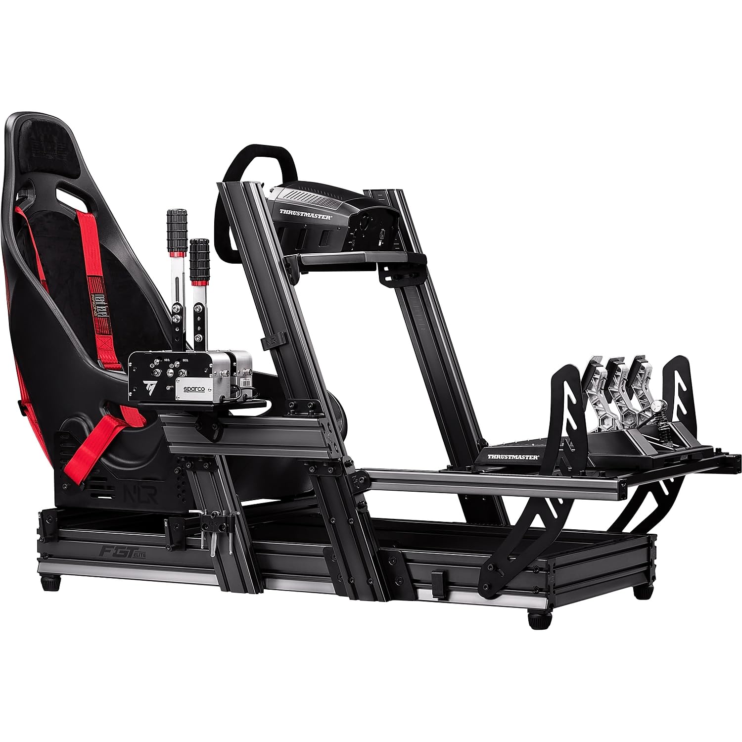 Next Level Racing F-GT Elite cockpit Wheel Plate alu