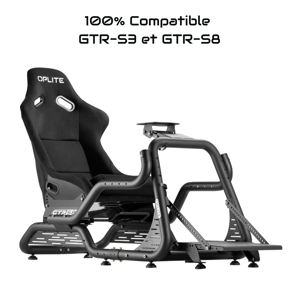 OPLITE Full Force Kit GTR S3/S8 Renfort Cockpit Noir Arceau